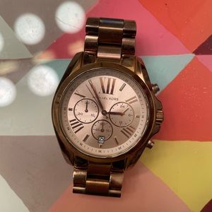 Michael Kors rose gold watch